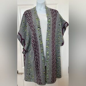 Indigo Thread Co. NWOT Multicolor Open Cardigan